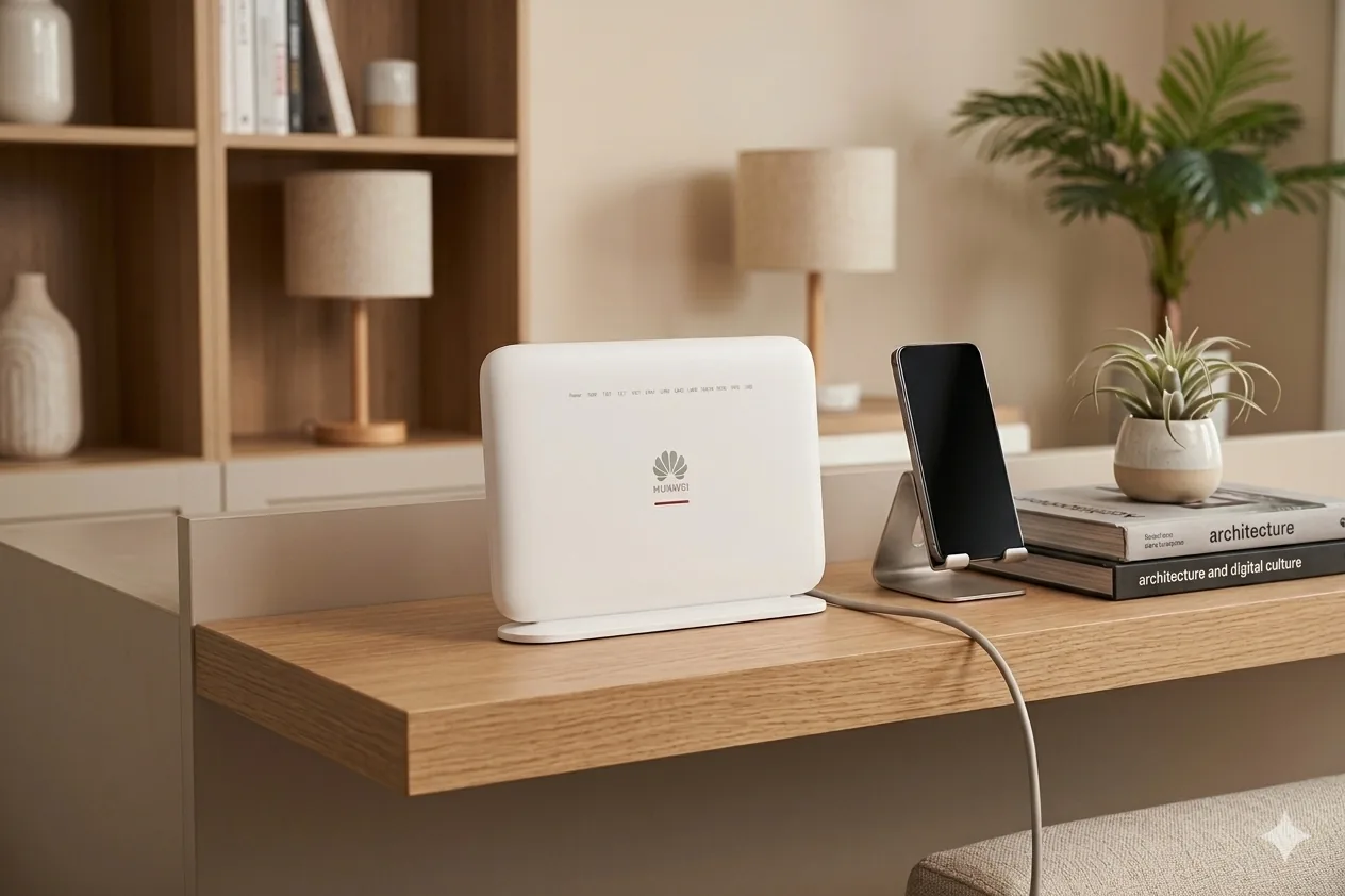 Router Huawei de mesa